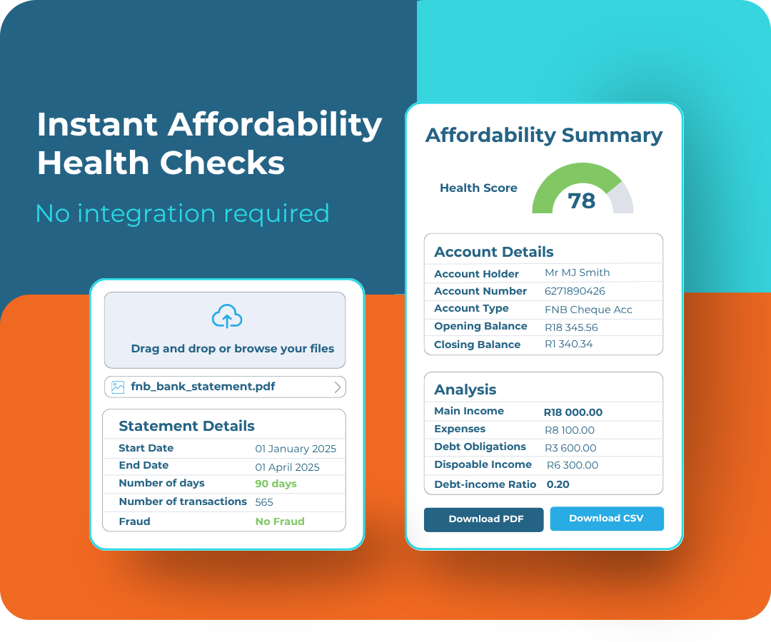 Instant Affordability Health Check